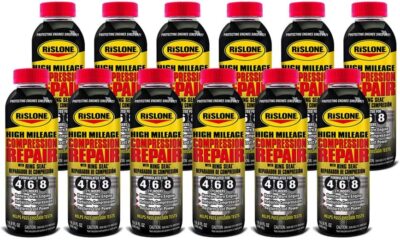 Rislone High Mileage 4 6 8 Compression Repair, 16.9 oz.