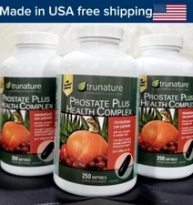 trunature Prostate Plus Health Complex – 750 Softgels with Saw Palmetto Pk of 3