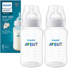NEUF biberons Philips Avent SCY10601 330 ml lot de 2 anti-coliques sans BPA