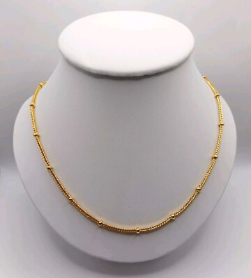 Gold necklace women 22k 24k Thai baht gold necklace Men's Jewelry
