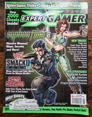 Vintage Expert Gamer Magazine EGM April 2000 Syphon Filter Fear Effect