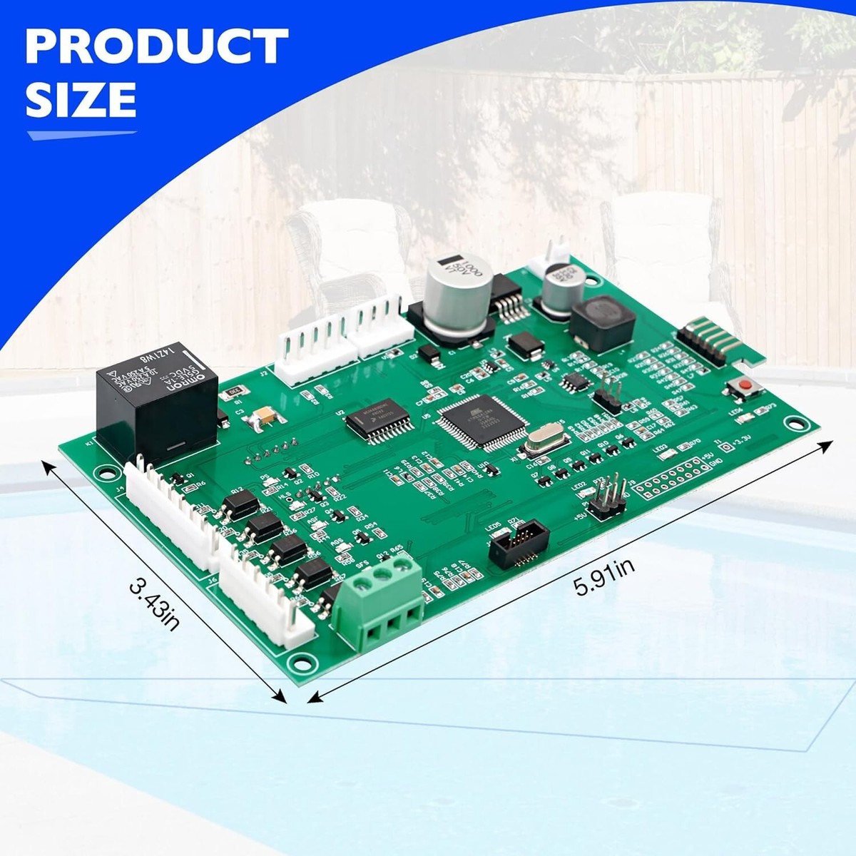 42002-0007S Pool Heater Control Board - Replacement For Pentair MasterTemp & Sta-Rite Max-E-Therm Systems