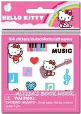 HELLO KITTY 104 GLITTER STICKERS PACK AUTOCOLLANTS