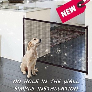 magic gate portable folding safe guard for pets