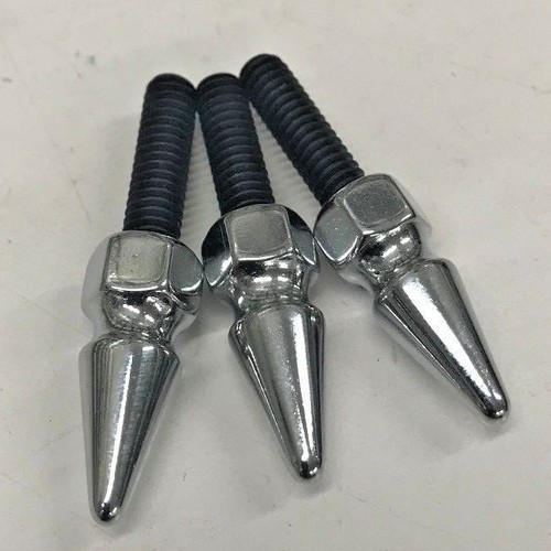 * 3 HARLEY WINDSHIELD FAIRING CHROME SPIKE BOLTS street electra glide