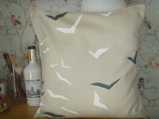 IN SCION FLIGHT BIRD DESIGN  COTTON  CUSHION COVER FOR 16in pad BEIGE