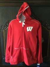 Wisconsin Badgers Men's XL Full Zip Hoodie