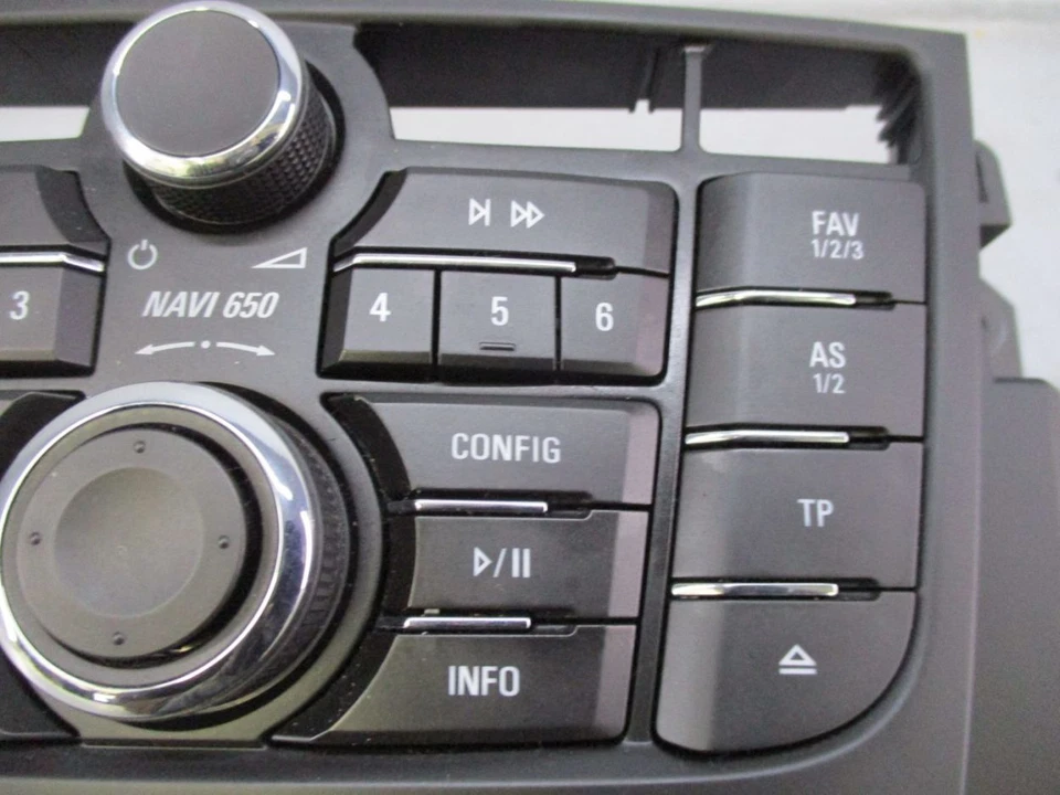 Radio Bedienschalter Bedienfeld Navi 650 für OPEL MERIVA B S10 1.6 CDTI 13409862 - Bild 3 von 4