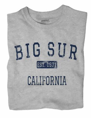 Big Sur California CA T-Shirt EST