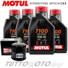 Tagliando HONDA CBR 600 RR 2004 2005 2006 2007 2008 / Kit Olio Motul 7100 Filtro