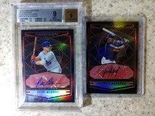 2019 Obsidian Auto /25 Red Etch Pete Alonso BGS 9 w/9.5 & Yordan Alvarez Both RC