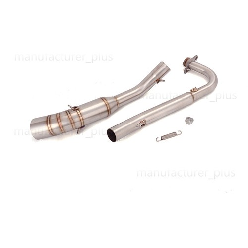For Kawasaki Z125 Pro 2017-2025 Header Middle Exhaust Pipe 51mm Stainless Steel - Picture 4 of 12