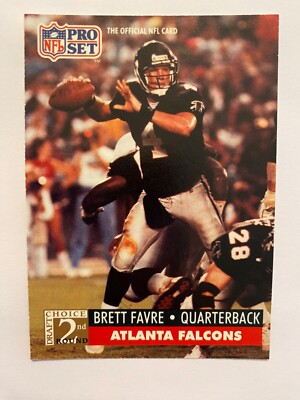 1991 Pro Set - 2nd Round Draft Choice #762 Brett Favre (RC) I-575