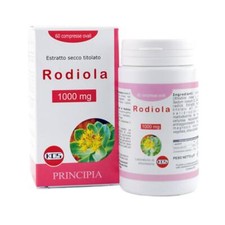 Kos Principia - Rodiola 1000mg Integratore Alimentare, 60 Compresse