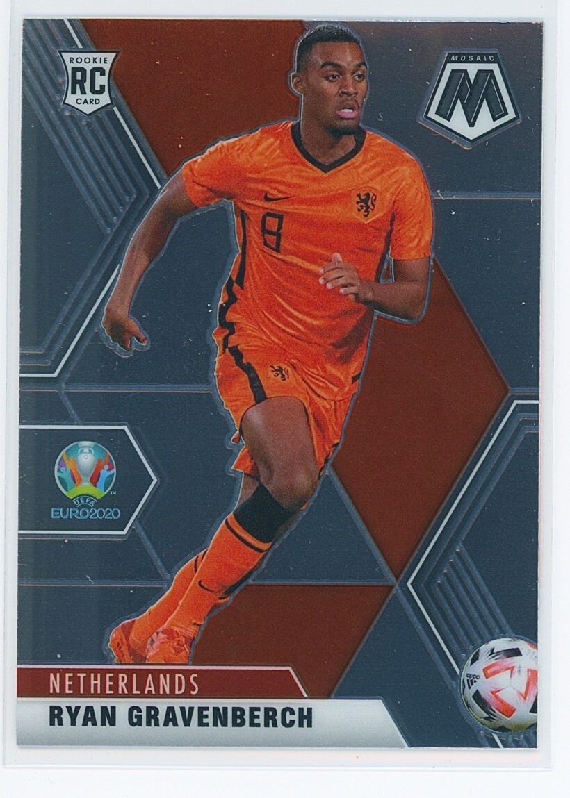 Ryan Gravenberch #148 Base Mosaic Euro 2020-21 RC Rookie Netherlands QTY