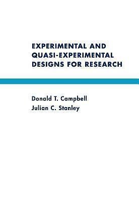 Experimental and Quasi-Experimental Designs for Research