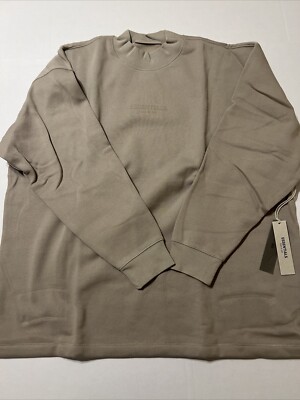 Essentials FOG Relaxed Crewneck Smoke NWT Size XL SOLD OUT! Authentic