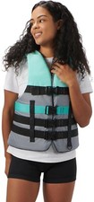 Sea-Doo Navigator PFD Life Vest Unisex Adult X-Small Gray/Light Blue 2859740209