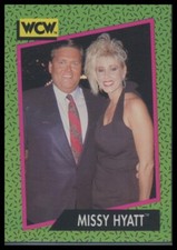 1991 Impel WCW #157 Missy Hyatt w/Jim Ross