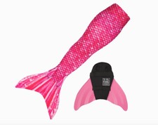 Coda Sirena Monopinna Per Bambina – Costume Nuoto Bimba, Vari Colori - Foto 3