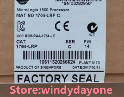 #2C 1764-LRP SER C MicroLogix1500 Processor PLC New Factory Sealed 