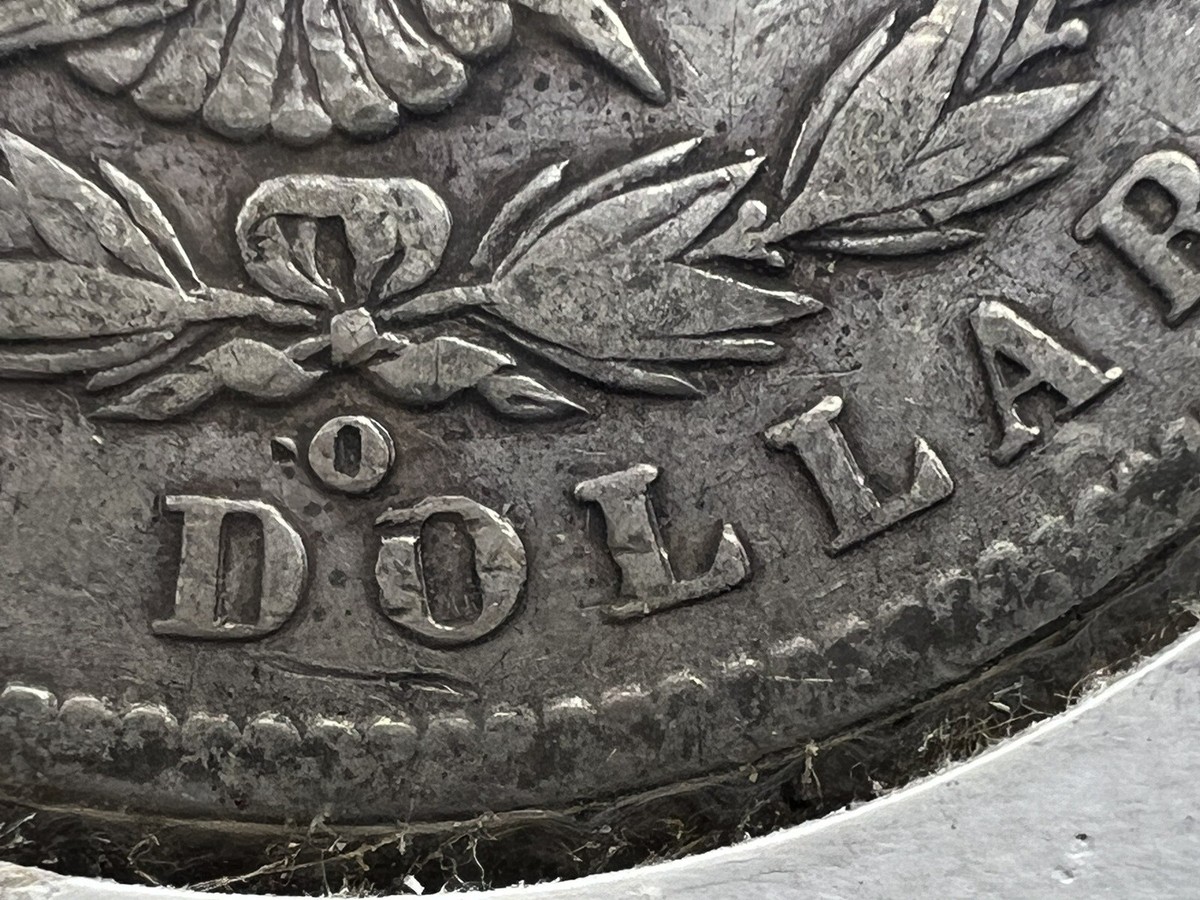 1899 O Morgan Silver Dollar VAM 26 Variety Double Die Reverse VF
