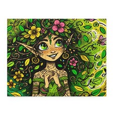 Puzzle 120, 252, 500-Piece Whimsical Forest Spirit Floral Adornments