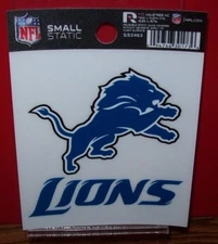DETRIOT LIONS LOGO 3X4 SMALL STATIC DECAL RICO INDUSTRIES