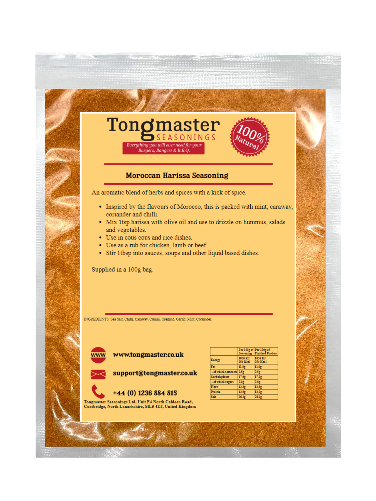 Moroccan Harissa Seasoning - 200g