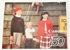 Vintage Canon T50 English Language Instruction Manual 1982