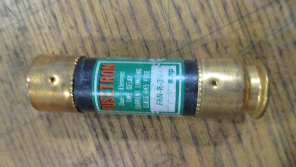 Fusetron FRN R 35 Dual Element Time Delay Fuse 35A 250V USED | eBay