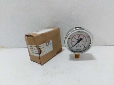 Wika 2-1/2'' Dial Size Bottom Pressure Gauge 0-20 Bar