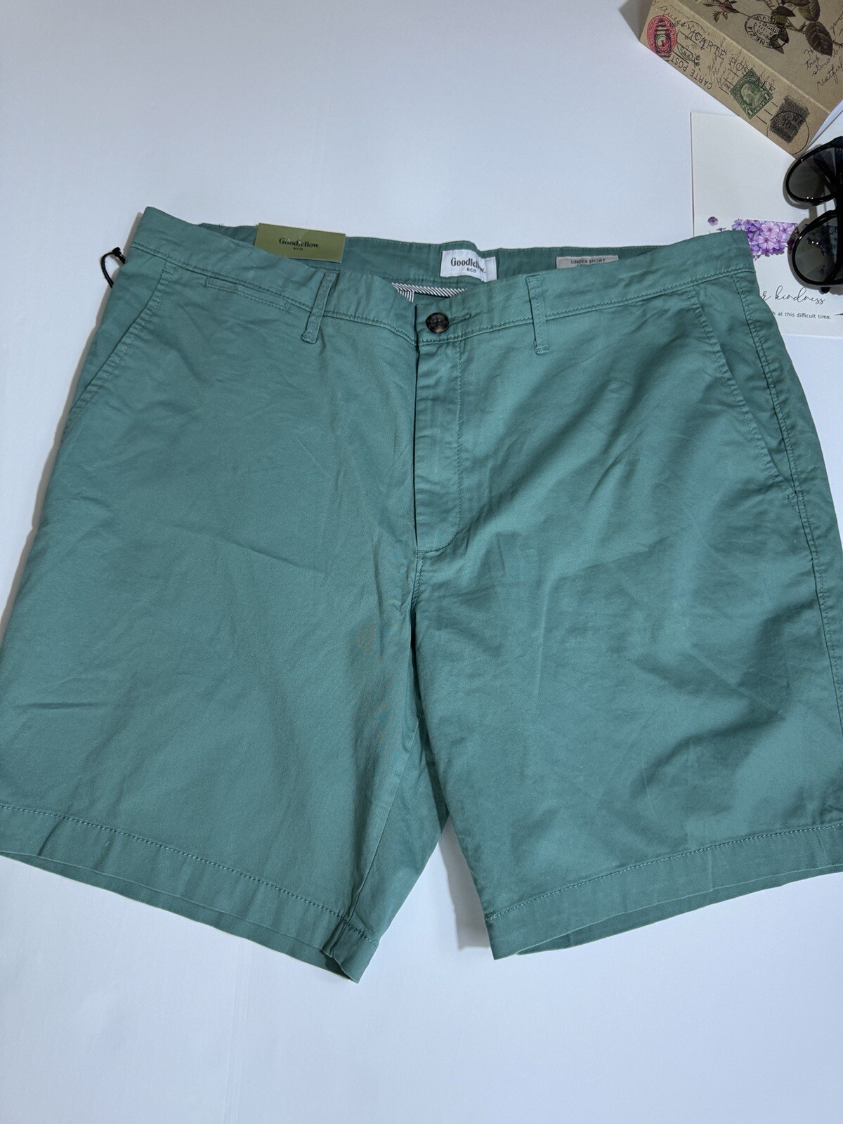 Goodfellow & Co Men's Size 42 Linden Flat Front Shorts 9