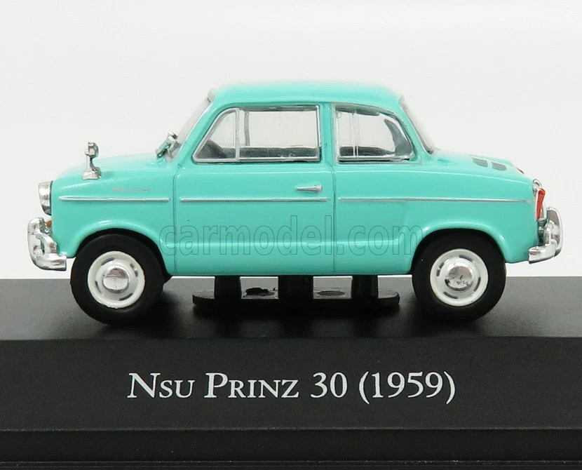 MODELLINO AUTO EPOCA STATICO NSU PRINZ 30 1959 VERDE MODELLISMO SCALA 1/43 - Immagine 3 di 3
