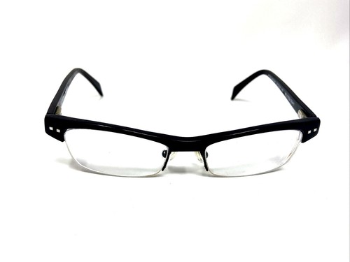 Mikli By Mikli Eyeglasses Frame ML 1032 0041 51-18-140 Black Half Rimless NV61