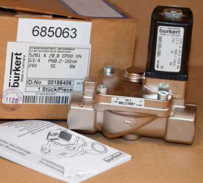 Bürkert 5281 A 20,0 EPDM MN G3/4 2/2 Wege-Magnetventil 00186406 NEU OVP