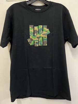 Pre-Owned Bape x Undefeated 5 Strike Camo Tee T-shirt A