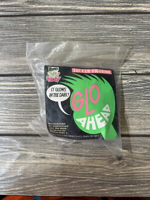Vintage 1993 Wendy's Kids' Meal Toy GLO Ahead Sucker Figurine New