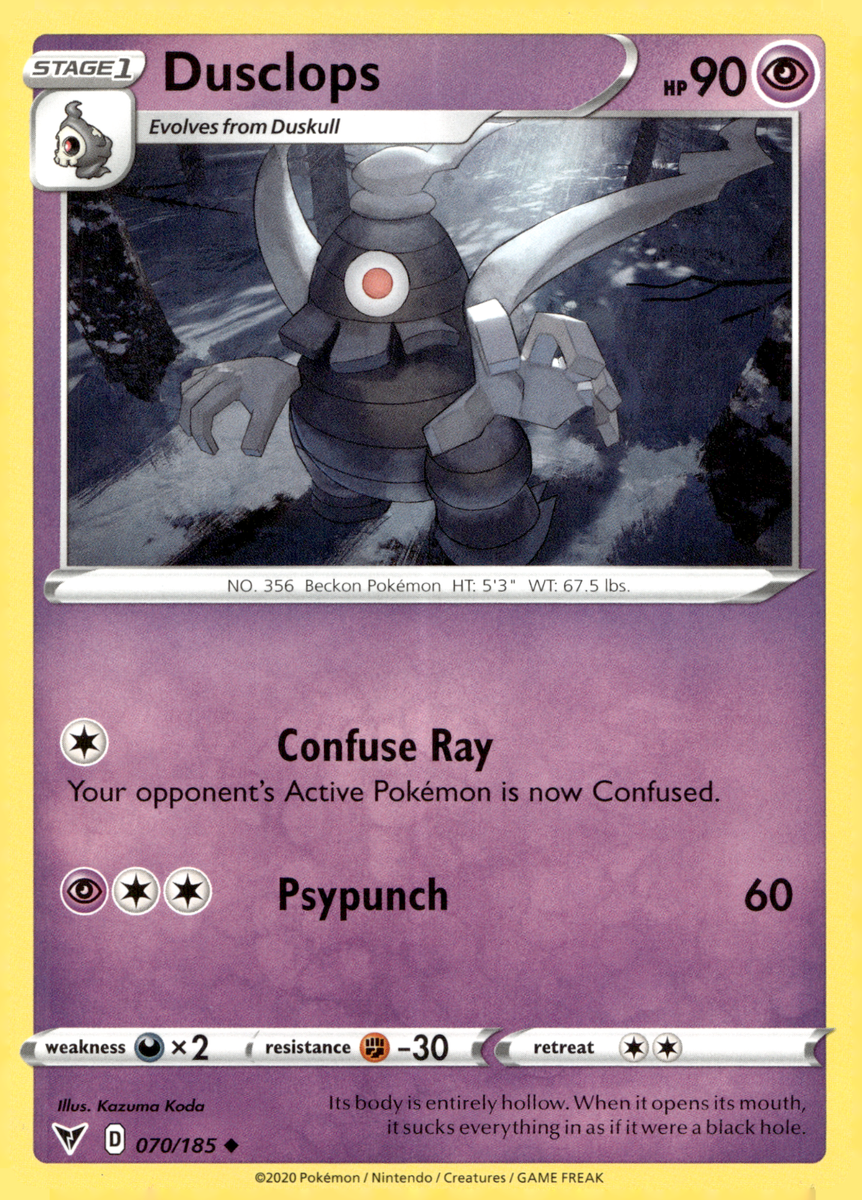 Pokemon TCG Dusclops 70/185 | eBay