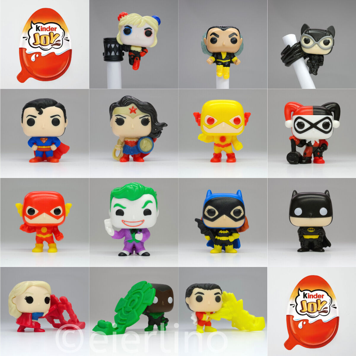 NEW KINDER JOY SET Funko Pop! DC COMIC HEROES 2023 complete NEW KINDER JOY SET Funko Pop! DC COMIC HEROES 2023 complete