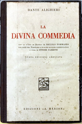 Dante Alighieri, Die Göttliche Komödie mit dem ''Leben Dantes''..., Aufl. Barion, 1935