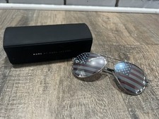 American Flag Aviator Sunglasses With Case