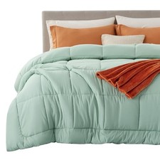 Comforter Duvet Insert - Quilted Comforters Cal California King Sage Green
