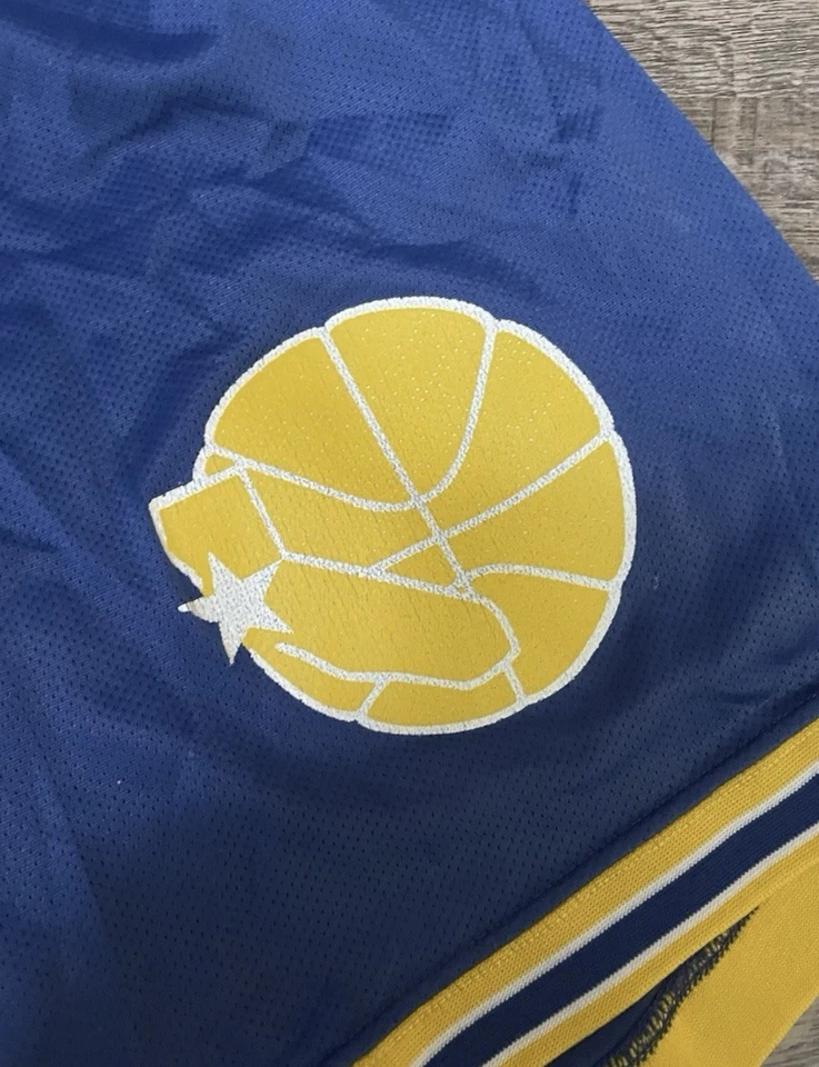 Pantalones Cortos de Baloncesto Golden State Warriors Vintage Campeón NBA Grandes 36-38 Años 90 Foto 2 de 4