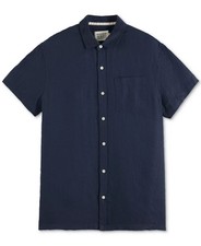 SCOTCH  SODA Men's Linen Button-Down Shirt Size Medium