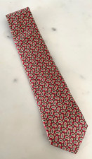 Vintage Brooks Brothers Makers Silk Red Paisley Pattern Necktie Made in USA
