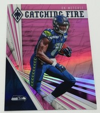 2019 Panini Phoenix D.K. Metcalf RC Catching Fire Pink /199