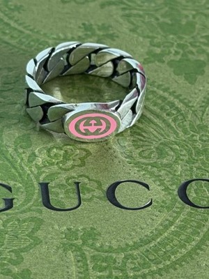 Gucci Ring Gr. 54, 925 Silber, neuwertig, massiv  