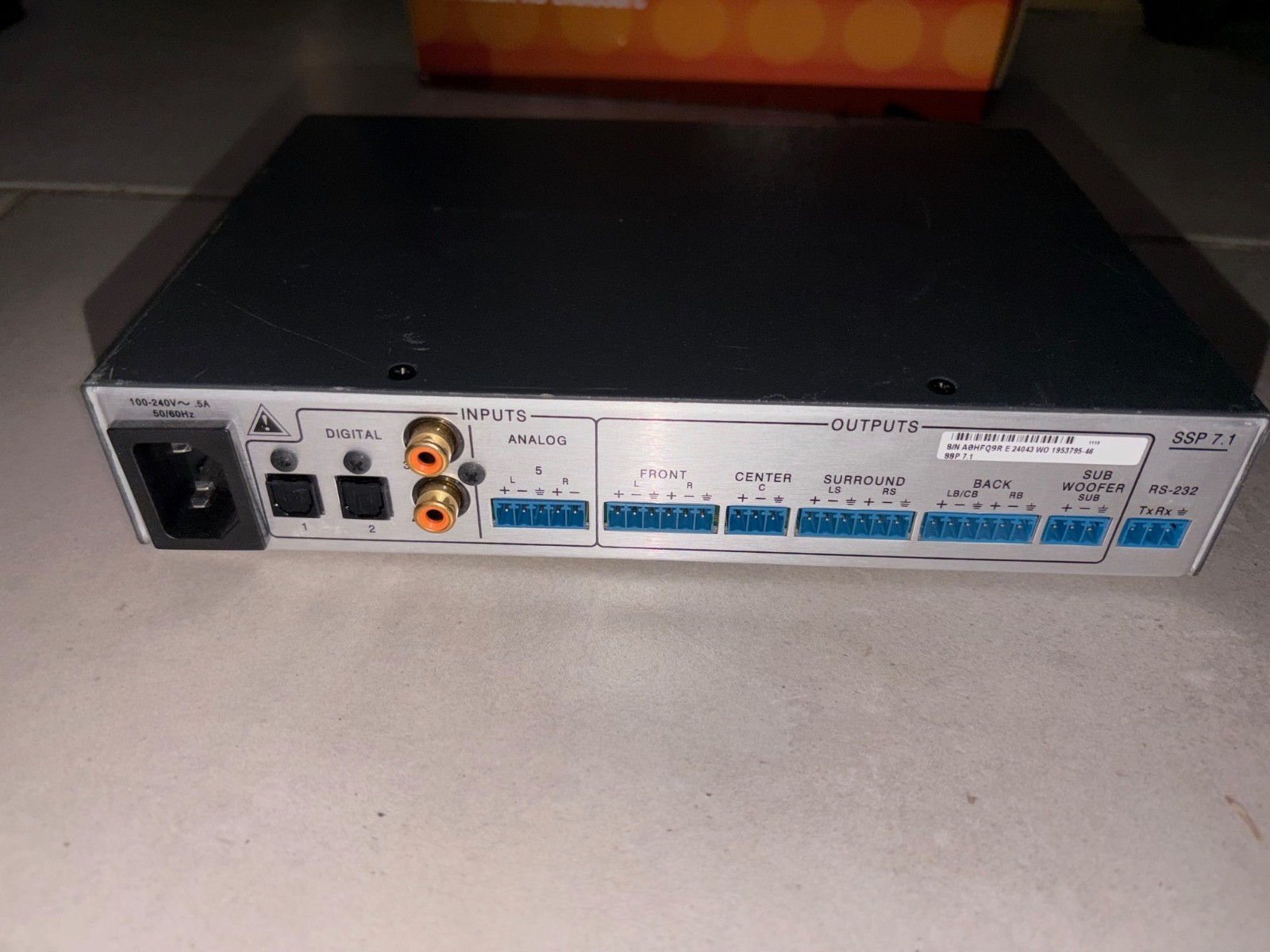 Extron SSP 7.1 - Surround Sound Processor