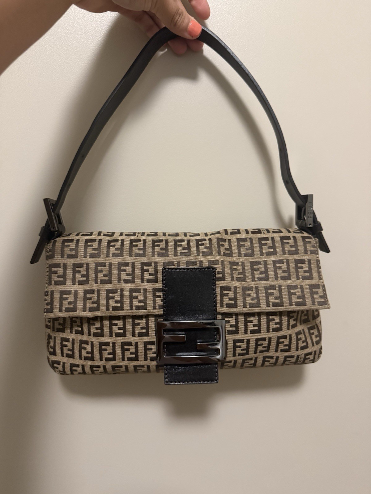 Vintage Fendi Baguette Bag Authentic Designer Handbag